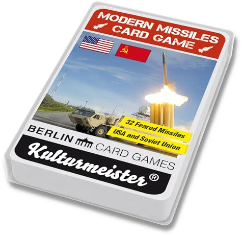 Kulturmeister Quartet Card Game Modern Guided Missiles - 32 Dreaded Rockets from the USA and Soviet Union