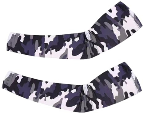 LIXSAZSE Arm Sonnencreme, UV Schutz, Fell, Kühlmanschette, Sport, Fitness, Ärmel, Geschenke zum Angeln, Radfahren, Basketball, Typ 2