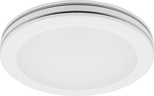 TEVEA® LED Deckenleuchten 24W | Ø39cm | Deckenlampe | Led Lampe | 230V (Chrome - Tageslicht)