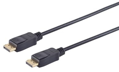 S/CONN maximum connectivity DisplayPort Kabel 1.2 Stecker-Stecker UHD 4K2K Schwarz 1m Display Port Video Audio Kabel
