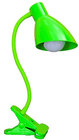 TECNOLUX EURO - LAMPE DE TABLE HOSE LE MODÈLE CLAMP COULEUR VERTE Seule une ampoule LED 5w peut être utilisée.
