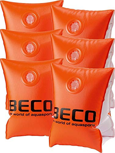 Beco 9703 - Schwimmflügel, Größe 0, 15-30 kg (Orange, Größe 0 (15-30 kg) | 3 Paar)