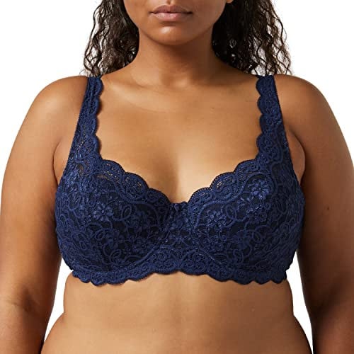 Triumph Womens Amourette 300 Whp X Wired Padded Bra, Blue, 38C UK