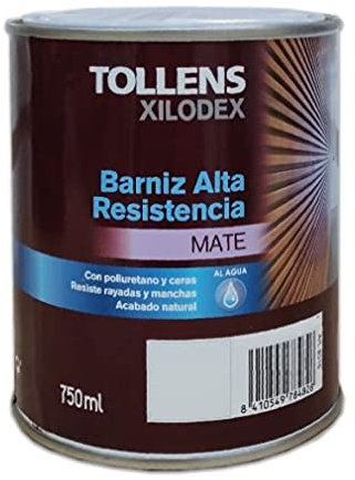 Tollens - BARNIZ ALTA RESISTENCIA AL AGUA MATE INTERIOR 750 ML - Wengué Tropical 507