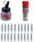 Kit de consumibles para Pistolas de Bolas y CO2 | Balines BB's + bombonas de CO2 12gr Alto Rendimiento + Aceite Multiusos