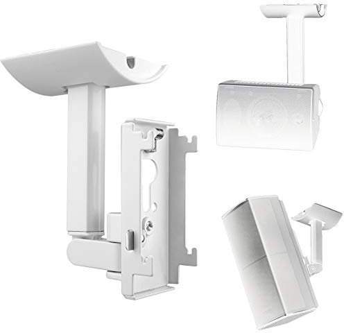 CVERY Support Mural pour Support de Plafond pour Bose UB-20II, Support de Haut-Parleur en Acier Peu encombrant avec Fixations pour systèmes Audio de cinéma Maison