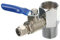 SUOFEILAIMU-VENTILE 1/2 bis 1/4 Ball T-Anschluss Ventil RO Speisewasser-Adapter for Wasserhahn Ersatz Hardware-Tools