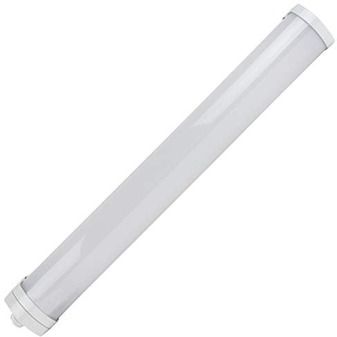 REV OMEGA Deckenleuchte mit Bewegungsmelder, Feuchtraumleuchte, Bewegungssensor, 50 cm, 18W, grau