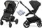 Joie - Chrome™ - Poussette Multimodale 4-En-1 - Siège Réversible - Compatible Sièges Auto - Pliage Automatique - Suspension Tout-Terrain - Harnais 5 Points SoftTouch - Dès la naissance