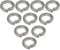 AERZETIX - C48798 - Lot de 10 Rondelles Grower frein ressort - M5 - en acier inoxidable A2 - DIN127 - Bricolage