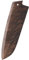 Aibote Handmade Natural Black Walnut Wood Santoku Knife Sheath 7 inch,Magnetic Knives Case Holder Protector Wooden Cover (Straight Entrance)