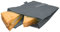 NERTHUS FIH 870 Bolsa para Sandwich XL Reutilizable Negro, ecológica, Adaptable, facil de Limpiar y Apta para Lavadora