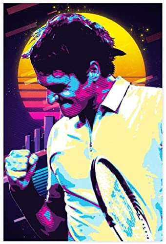 Holz Puzzle 1000 Teile Tennisstar Roger Federer Sportlegende (27) Puzzles für Erwachsene und Kinder anspruchsvoll 1000 Piece 29.5x19.6inch(75x50cm) Kein Rahmen