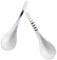2Pcs ladle Asian Ceramic Spoons Buffet Serving Spoons Porcelain Ramen Spoons Small Spoons Food Spoon Soup Spoons Rice Wonton Spoons Ceramic Chinese Porridge Spoon Ceramics Chili