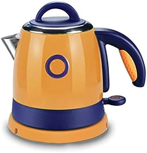 Bouilloire Électrique 0.8L Mini Bouilloire Électrique Chauffe-Eau Personnel 220V Voyage Portable Théière Automatique,Orange 220v,HaoAMZ