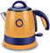 Bouilloire Électrique 0.8L Mini Bouilloire Électrique Chauffe-Eau Personnel 220V Voyage Portable Théière Automatique,Orange 220v,HaoAMZ