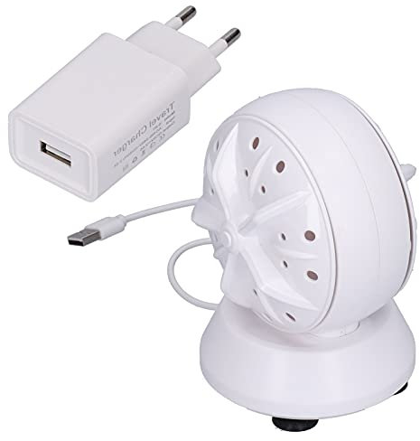 oceanside Mini Machine à Laver, Machine à Laver à Turbine Machine à Laver Multifonctionnelle Portative Machine à Laver à Ultrasons 100-240V(EU Plug)