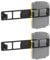 Riuog Battery Holder for Dewalt 18V 20V Battery, Battery Mounts Dock Holder, Battery Holder Wall Mount Bracket (Black-2 Pack)