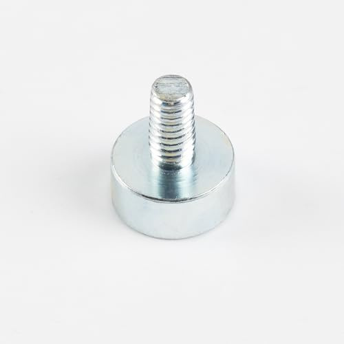 Magna-C® Neodym-Topfmagnet | Neodym Magnet mit Gewindezapfen M4 Ø10x4,5mm | Magnetsystem für Werkstatt und Industrie extrem starke Haftkraft (2,5KG)