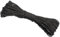 PATIKIL 65 Piedi Cordino Riflettente da Campeggio in Paracord, 2mm Corda Tirante Tenda Corda in Nylon Paracord per Tende Teli Escursioni, Nero (20M)
