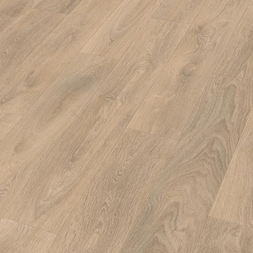 Meister Laminatboden MeisterDesign. Laminate LD 150 1288 x 198 x 8 mm 07004 Eiche Sand Porensynchron-Struktur