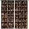 2-Teiliges Set Digital Bedruckte Verdunkelungsvorhänge Für Schlafzimmer, Wohnzimmer, Esszimmer, Kinder, Jugendzimmer, Fenster Vorhänge 150X166 cm (B + H) Bücher Bücherregal-411323139