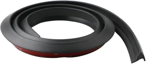 yahabb 1,5m Auto-Kotflügel für BMW i3 2022, Kotflügelverbreiterungen Gummi Schutz Streifen Schutz Radlauf Anti Kollision,E-4Pcs Black