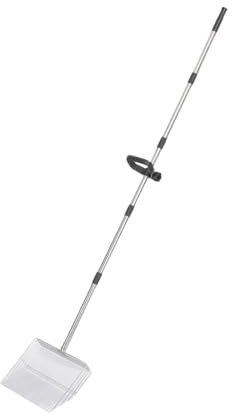 ＡＷＨＡＯ Pala para Arena para Gatos, Mango Largo Extensible, Sólida Y Multifuncional.