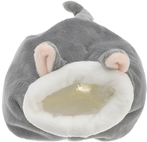 BESTonZON Hamster Warmes Nest Aus Baumwolle Haustier-wärmebett Für Kleintiere Bequemer Schlafplatz Für Hamster Oder Igel Leicht Zu Waschen Und Vielseitig Einsetzbar