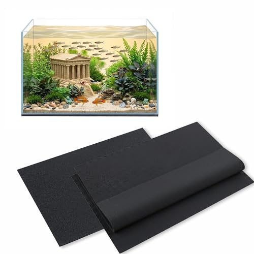 Happet Aquariummatte 200 x 60 cm, 6 mm – Aquarium Unterlegmatte & Sicherheitsunterlage für Aquarium und Terrarium, stoßdämpfend, isolierend, ideal als Aquascaping Unterlage für schwere Steine