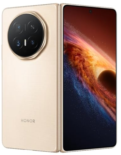 HONOR Magic V6 5G Falt-Smartphone 512GB, 16GB RAM, Gold | 7,95 LTPO AMOLED Foldable Display, Snapdragon 8 Elite, 512GB Speicher, 6660mAh Akku, 64MP Periskopkamera, IP68/IP69