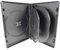 Natureinks 5 x 6 Ways CD DVD Blu ray Storage Case Cases Flip Tray clear outer cover 20mm spine (5 cases)