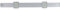 Ritos LED Unterbauleuchte Light Racer 2 2x 2,4W 460lm 5500K Sensor Silber