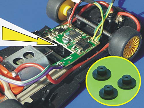 Slotcar UNIVERSAL Halter 3er Set für Carrera Digitaldecoder UMBAU