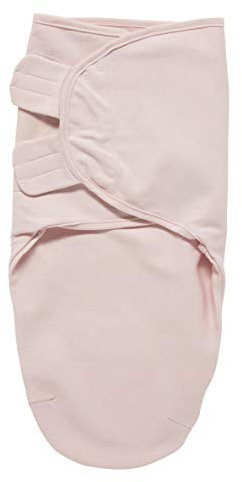 Meyco 300002 SwaddleMeyco Pucksack-Pucktuch S/M (0-3 Monate) UNI Hellrosa
