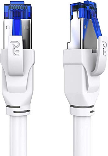 Primewire- 0.25m cable de red CAT.8 40 Gbits - S FTP PIMF - Switch Router Modem Access Point - Cable Ethernet LAN fibra óptica