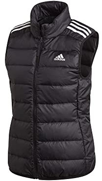 adidas Damen Essentials Light Down Vest, Black, XS