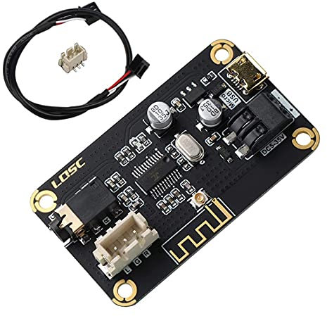 RUIZHI Bluetooth Récepteur Module,Audio MP3 Décodeur DC 5-35V Wireless Conseil Bluetooth Board pour Casque Bricolage Home Stereo