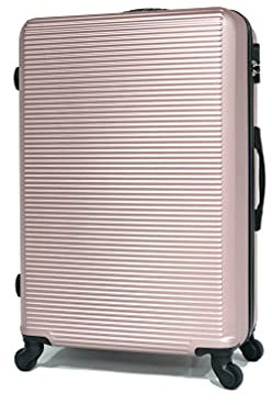 CELIMS - Valise à Traits, Rose Gold, Grande Valise
