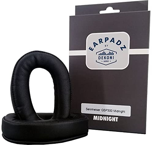 Earpadz Replacement Ear Pad Cushions for Sennheiser GSP 300 Gaming Headset (Midnight)