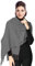 Pashmina Stola Damen für Abendkleid Kaschmirstola Kaschmir Schal Umhang Paschmina - Grau Mittelgrau