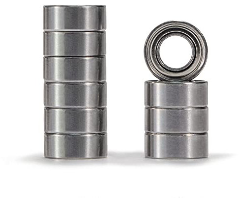 XiKe 10 Stück MR106ZZ Mini Kugellager 6x10x3mm|Chromstahl|Vorgeschmiert|Doppelte Metalldichtung, MR106-2Z Rillenkugellager mit Abdeckungen