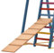 Generic RINAGYM Rutschbrett/Hühnerleiter Zubehör zum Kletterdreieck Rampe115*33 cm