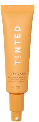 Live Tinted Hueguard® 3-in-1 Mineral Sunscreen, Moisturizer, & Primer for Face and Body - Hydrate and Protect the Skin Year Round - SPF 30 to Protect Against UVA/UVB Rays, 1.7 Fl Oz