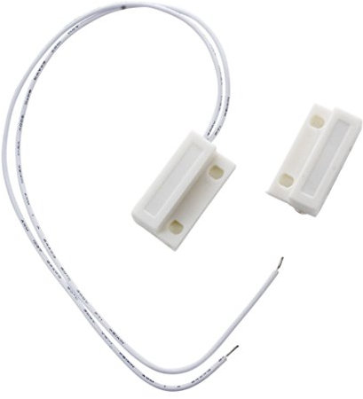 Ghulumn Interruptor de laminas Contacto de Sensor magnetico para Puerta Ventana