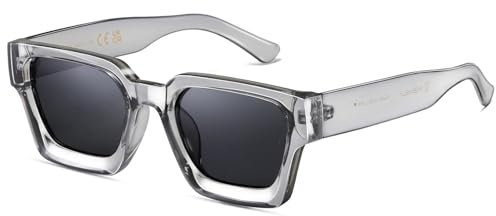 SHEEN KELLY Retro Dicke Rechteck Chunky Sonnenbrille Frauen Männer Trendy Schmale Quadratische Schwarze Tortie Rahmen Mode 90er Jahre Gläser