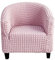 Morbuy Sesselhussen 1 Sitz, Stretch Sesselbezug Universal Sesselschoner Elastisch Sesselüberwurf Sofahusse mit Armlehnen für Loungesessel Cocktailsessel (Rosa)