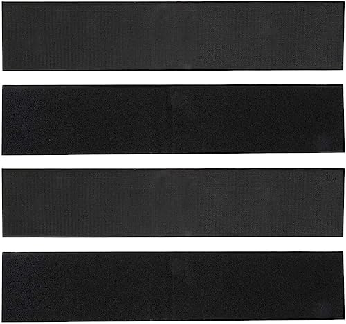 Set of 4 Car Velcro Number Plate Holders, Frameless, Universal Car Self-Adhesive Number Plate Holder, Invisible Number Plate Holder, Invisible, Weatherproof