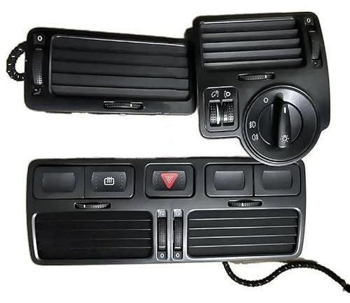 MXDDWLKJ Lüftungsauslass Für MK4 Für Golf 4 1J1819710B Dashboard Air Outlet Teile Instrument Air Outlet Zentrale Klimaanlage Outlet Auto Klimaanlage Steckdose (Size : -07-Used All 3PCS Set)