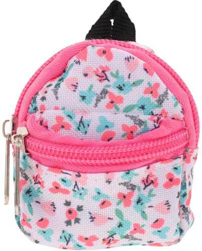 VICASKY Mini Puppenrucksack Schulbag Ornament 3D Miniatur Rucksack Für Puppenhaus Dekoration Bjd Puppenzubehör Tragbar Kinder Geschenk
